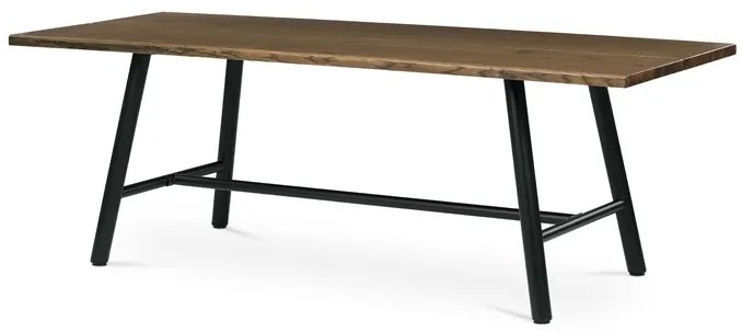 Autronic BONTEC Jedálenský stôl 220x90cm, masív, orech, HT-T1822 WAL Farba: Hnedá