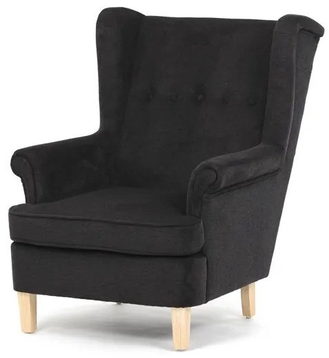 Autronic BONTEC Kreslo ušiak, béžová látka, AK-388 BGE2 Farba: Čierna