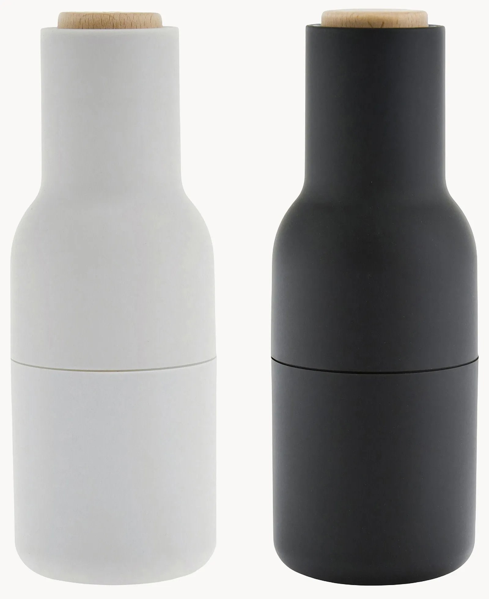 Súprava mlynčekov na soľ a korenie's drevenými vrchnákmi Bottle Grinder, 2 diely