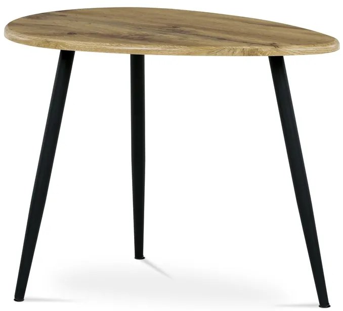 Autronic BONTEC Odkladací stolík 60x40cm, mdf, dub, AF-3011 OAK Farba: Prírodné