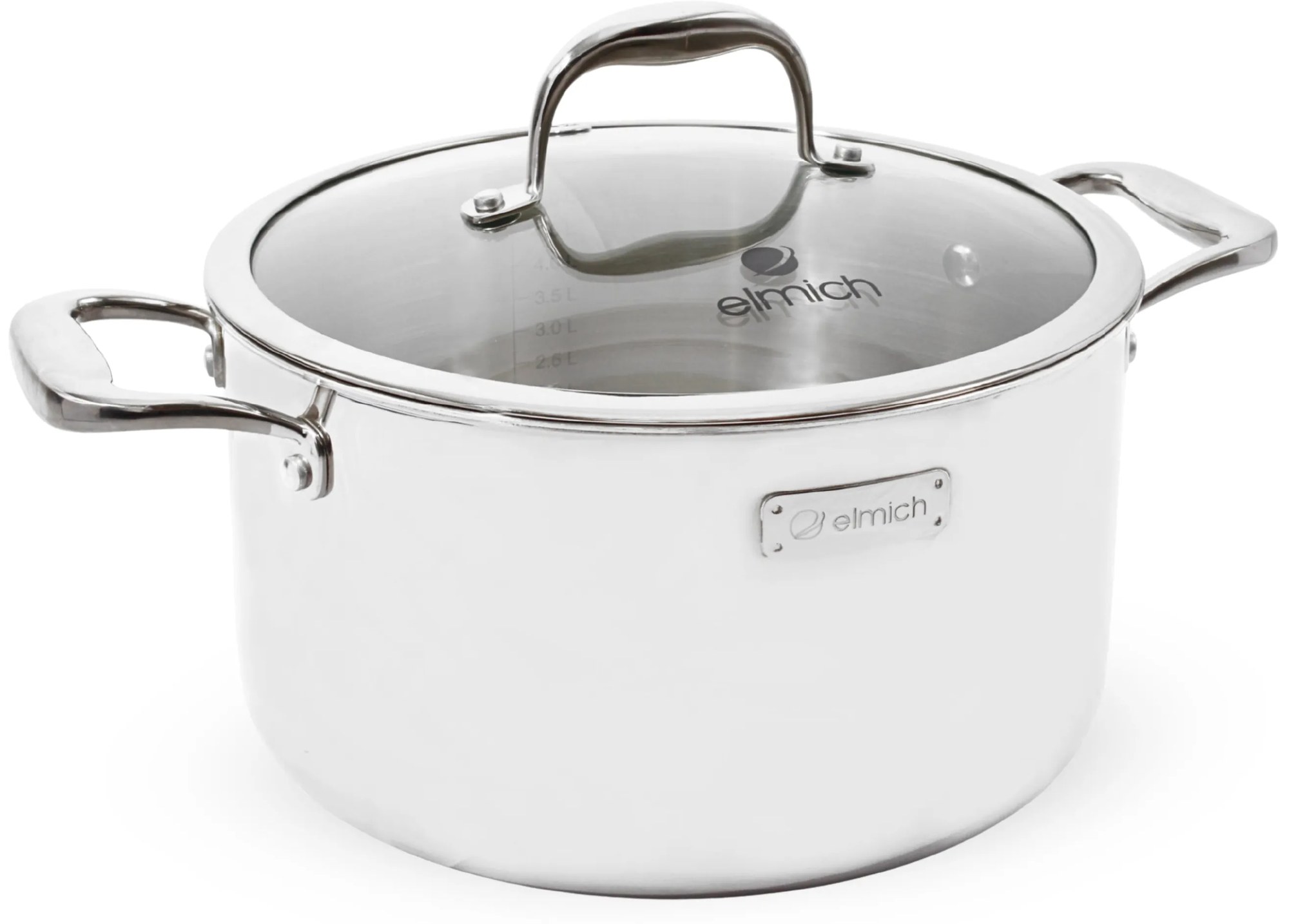 Elmich Trojvrstvový nerezový hrniec na indukciu Trimax XS 24 cm (6 l)