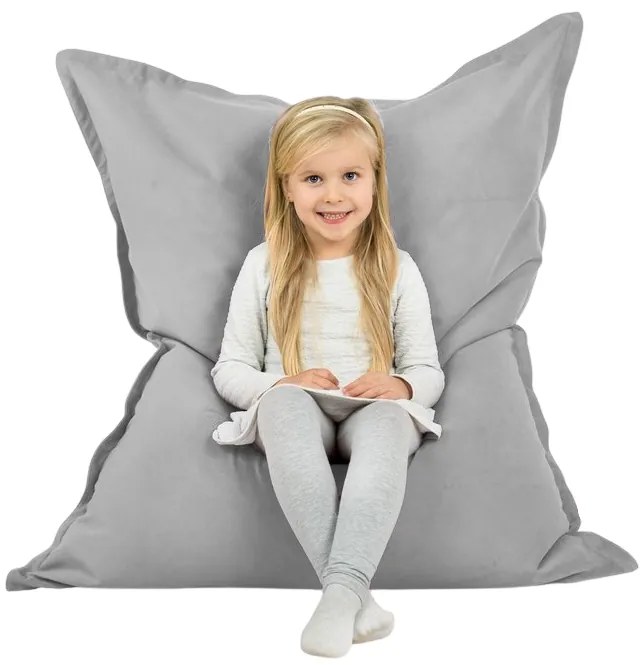 INTERMEDIC SK Vankúš na sedenie Plyš XL Farba: 18. Sv. sivý