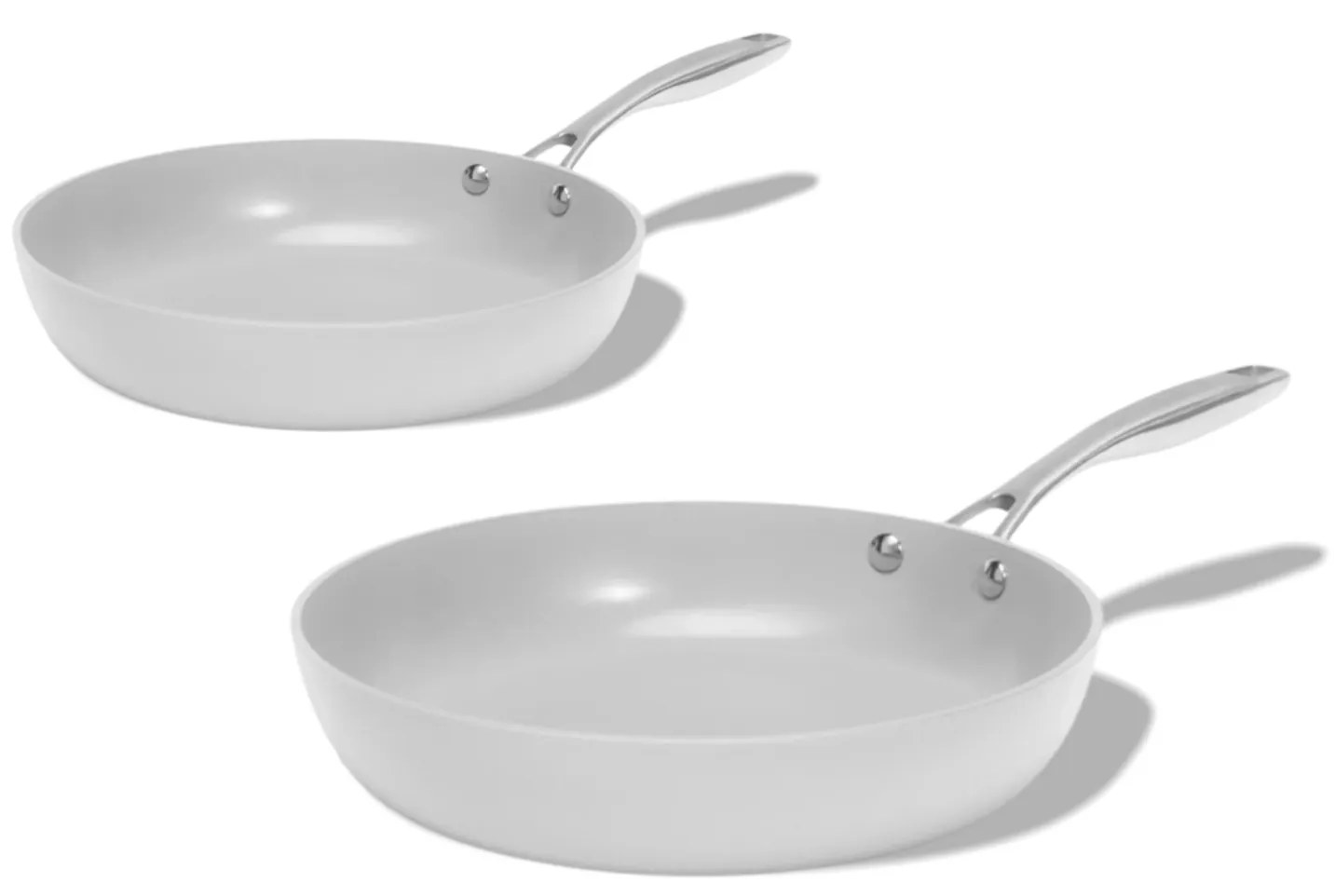 Elmich Základní sada keramických pánví Vital krémově bílá, 2 ks