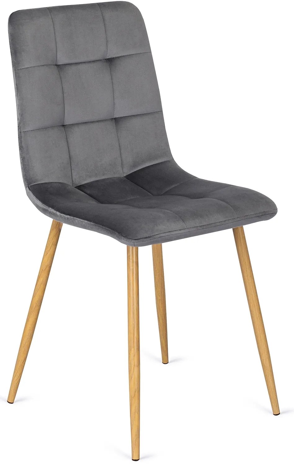 PROXIMA.store - Čalúnená jedálenská stolička FREDY FARBA: sivá, FARBA NÔH: buk