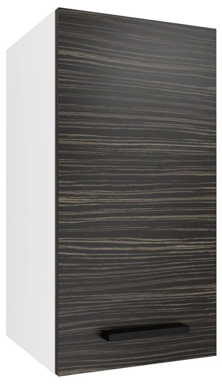 Kuchynská skrinka Belini horná 30 cm eben kráľovský TOR SG30/1/WT/HK/0/B1