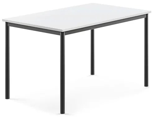 Stôl SONITUS, 1200x800x720 mm, HPL - biela, antracit