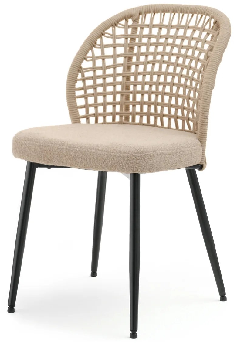 Stolička Moen (béžová + čierna). Akcia -21%. Vlastná spoľahlivá doprava až k Vám domov. 1111191