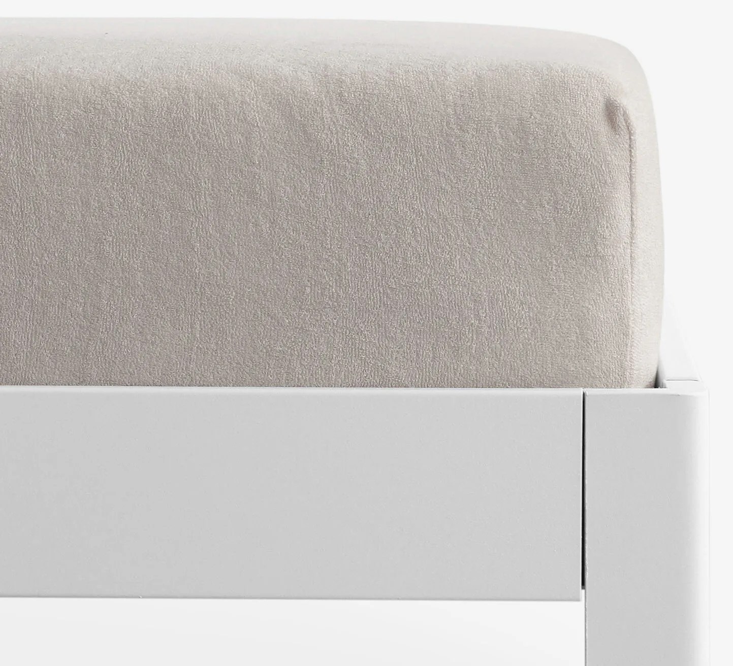 Goldea nepriepustná froté plachta s napínacou gumou - sivohnedá 90 x 200 cm