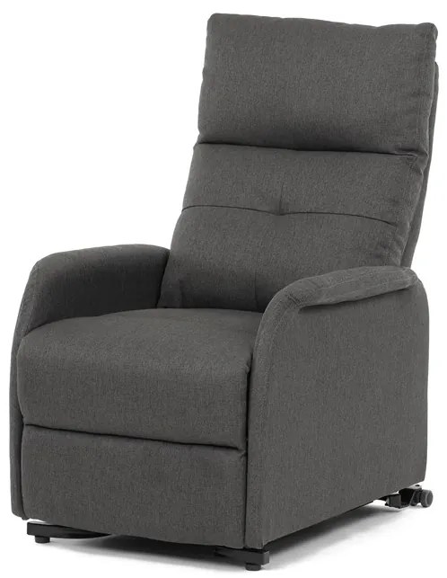 Autronic BONTEC Polohovacie kreslo, elektrické káblové ovládanie, krémová, látka, TV-5482 CRM2 Farba: Šedá