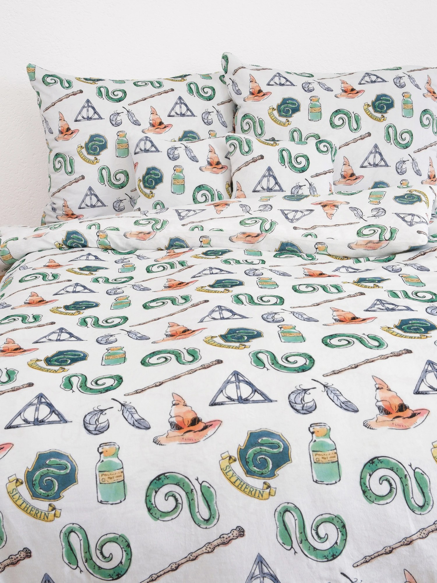 Obliečky mikroplyš Harry Potter - Slizolin