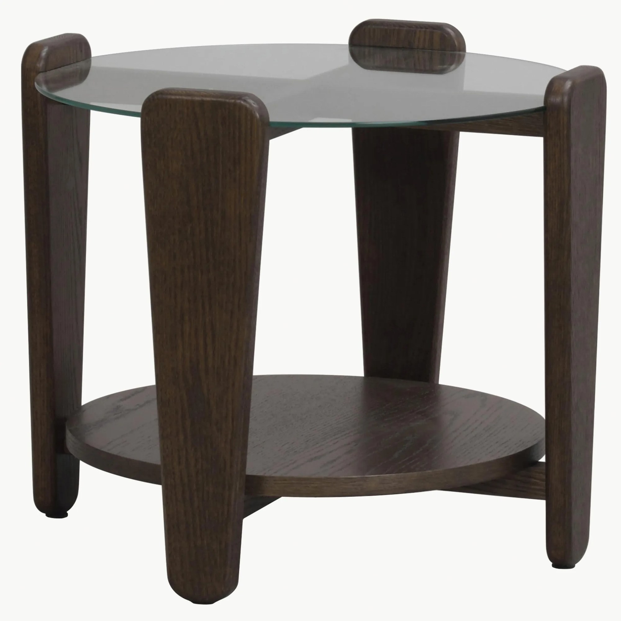 Okrúhly konferenčný stolík z dubového dreva Arran