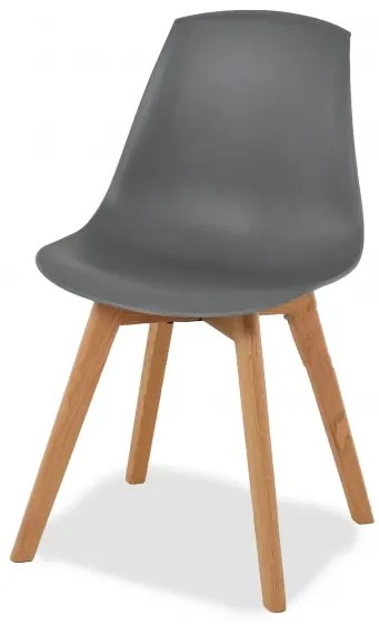 Jedálenská stolička Jill, biela