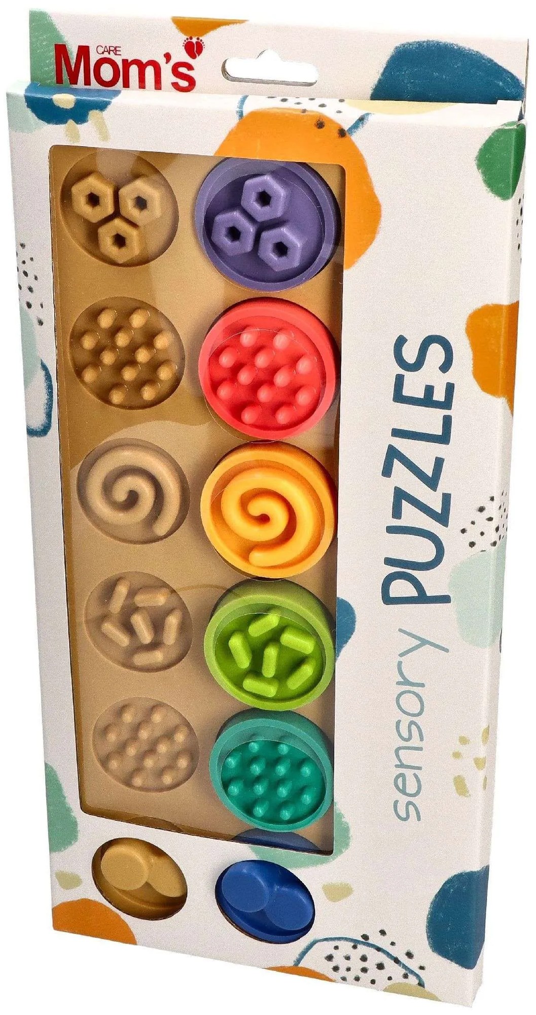 Mom’s Care - senzorické puzzle XL - kolieska