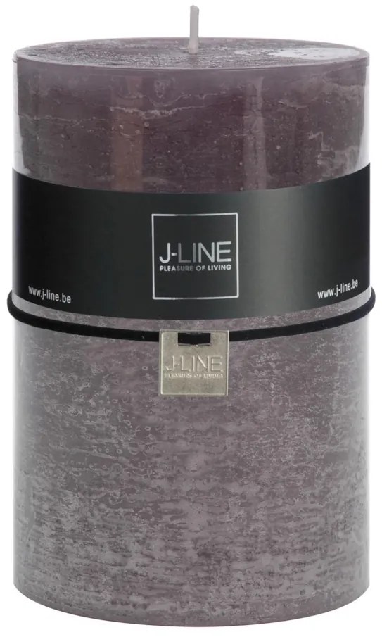 Šedá sviečka Granite valec XXL - Ø 10*15 cm/120h
