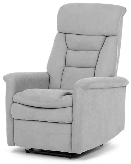 Autronic BONTEC Polohovacie kreslo, elektrické zabudované ovládanie, hnedá, látka, TV-925 BR2 Farba: Šedá