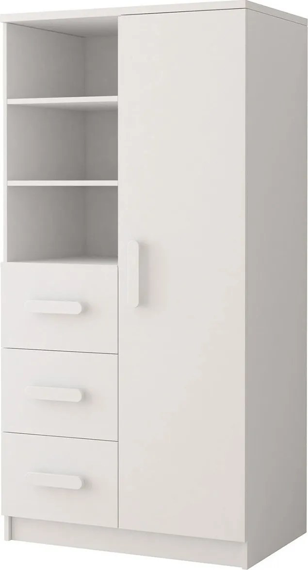 Regál SMYK - biely (viac variant)