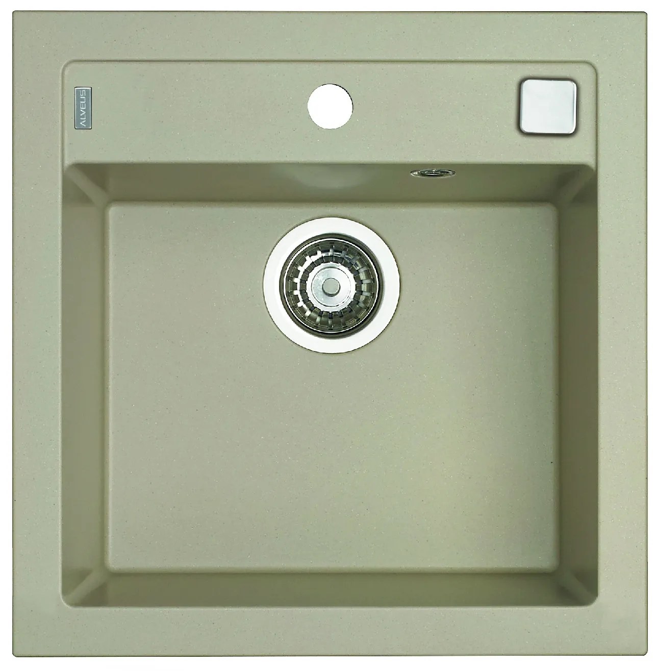 FORMIC 20/02 PEBBLE -(520x510mm) + pop-up sifon F