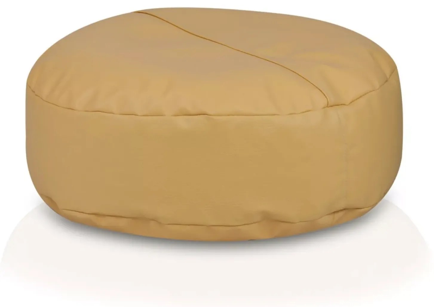 INTERMEDIC SK - Sedací vak 47x15 cm z ekokože | podnožka, podsedák, doplnkové sedenie Farba: E03 - Oranžová svetlá (ekokoža)