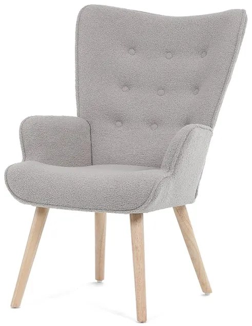 BONTEC Kreslo ušiak, šedá látka, AK-309 GREY2 Farba: Šedá