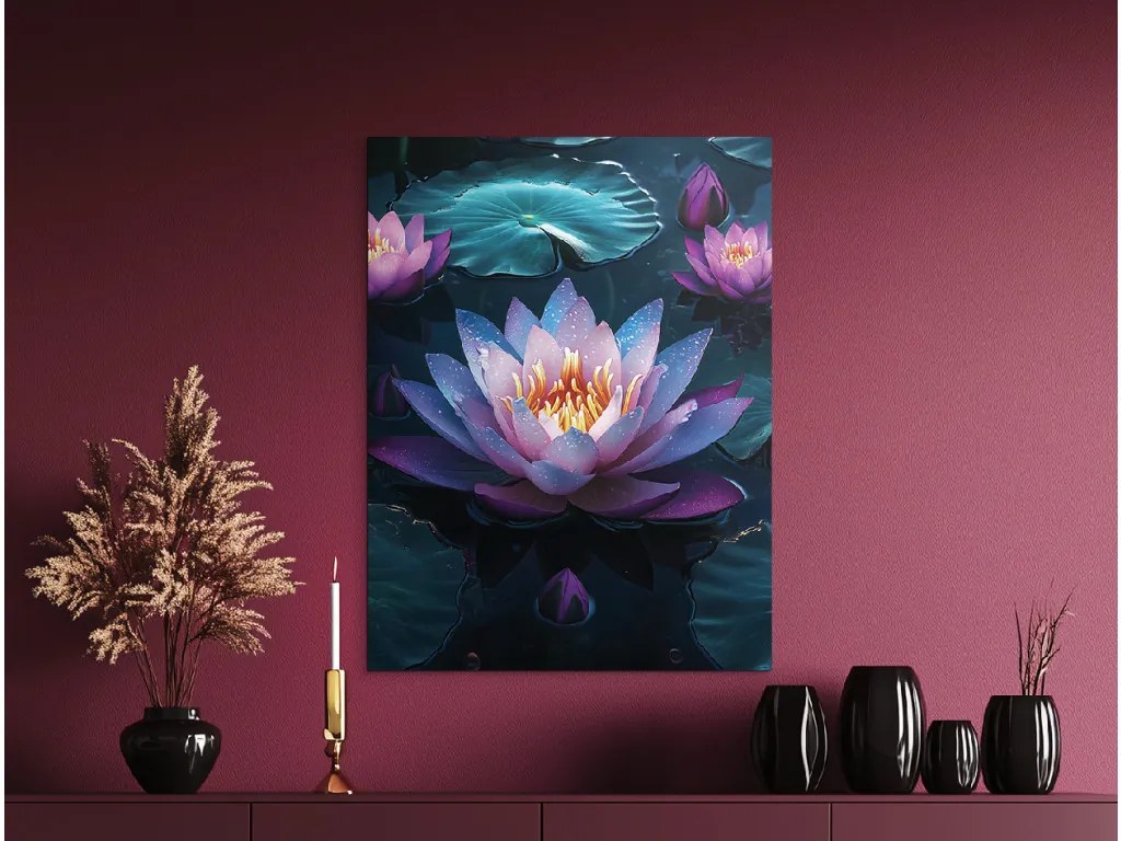 drevko | Obraz Lekno na jazere