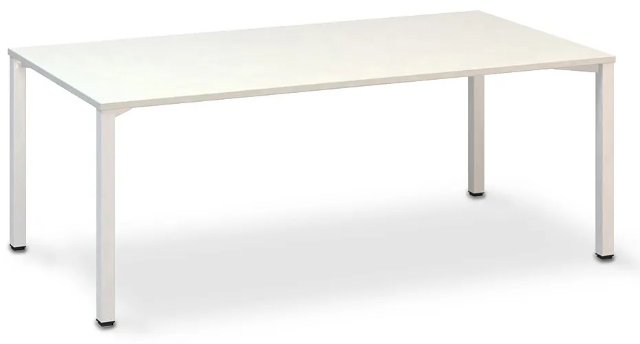 Konferenčný stôl ProOffice 100 x 200 x 74,2 cm, biela