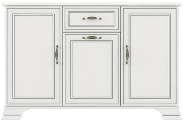 Trojdverová komoda Tiffy 3D1S - woodline krém