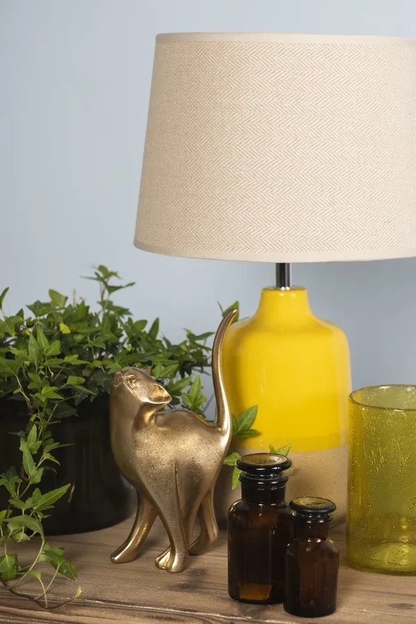 Hnedá sklenená dóza s viečkom - Ø 5 * 9 cm