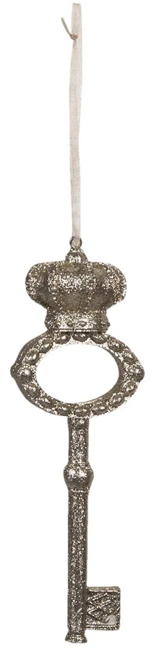Vianočný závesný ozdobný kľúč - 17 * 5 * 4 cm