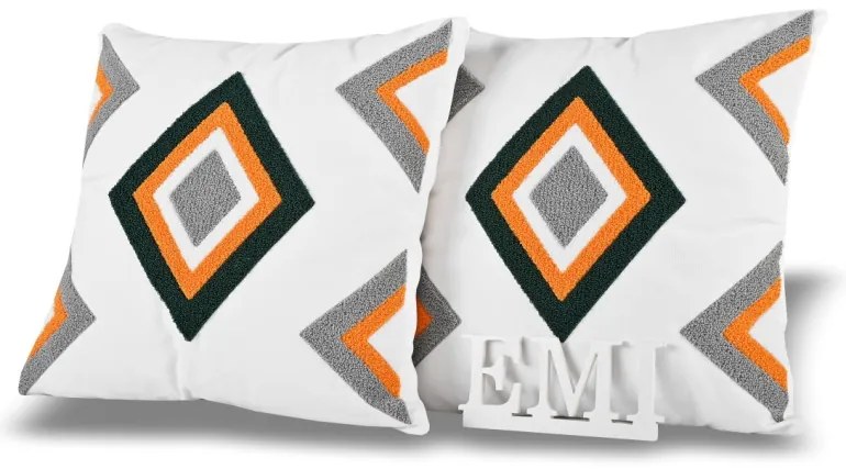 Obliečky na vankúše 40x40 cm Hattie set 2 ks EMI