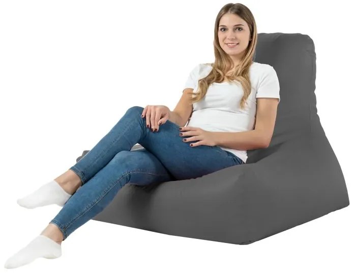 Sedací vak Bali Ekokoža Farba: 13.Sivý