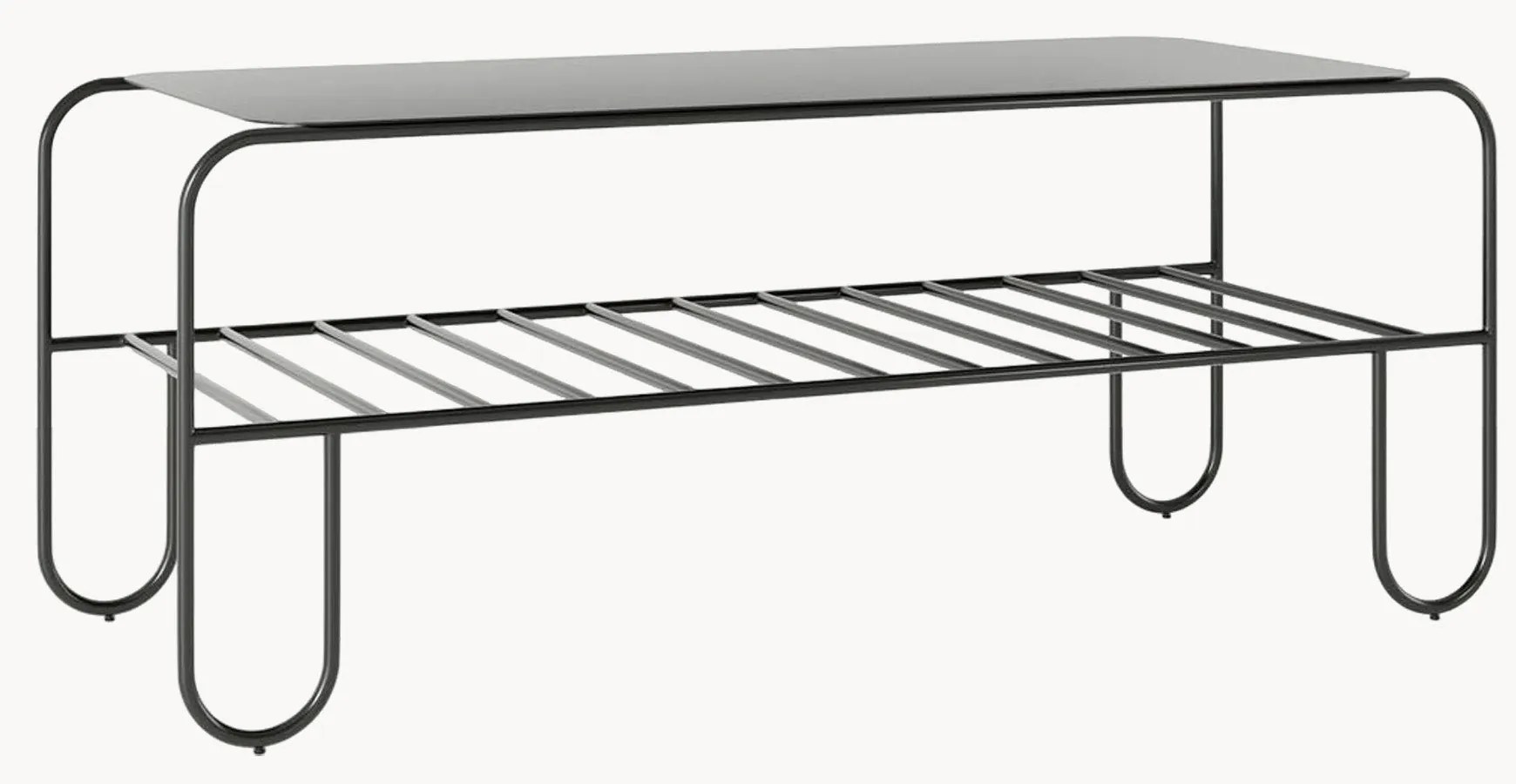 Regál na topánky z kovu Nash