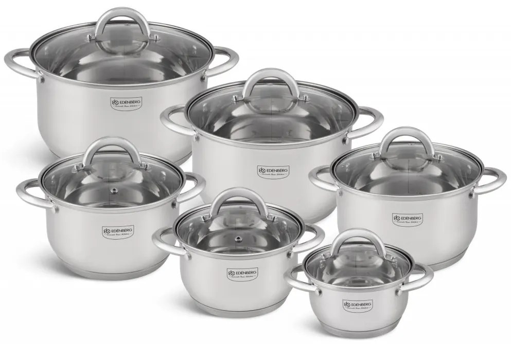 12 kusový set hrncov - Grande Home