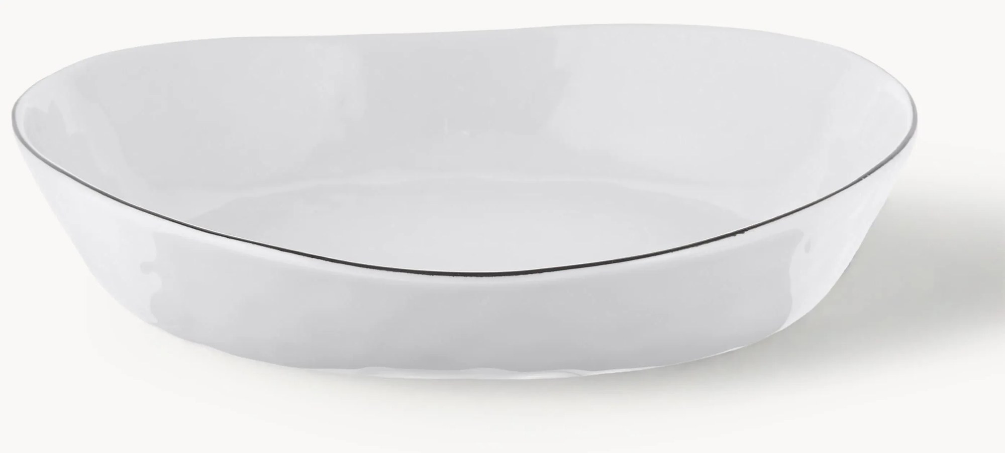 Ručne vyrobené misky z porcelánu Salt, Ø 20, 2 ks