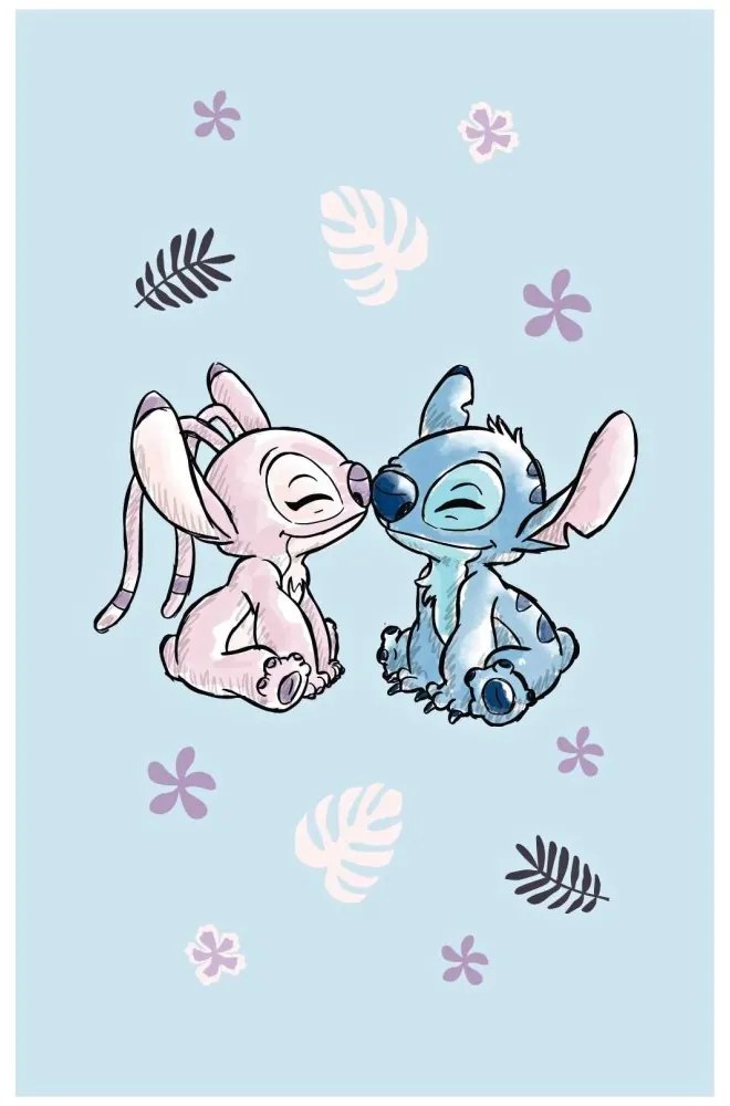Detský uterák Lilo & Stitch - 100% bavlna - 30 x 50 cm - Certifikát Oeko Tex Standard 100