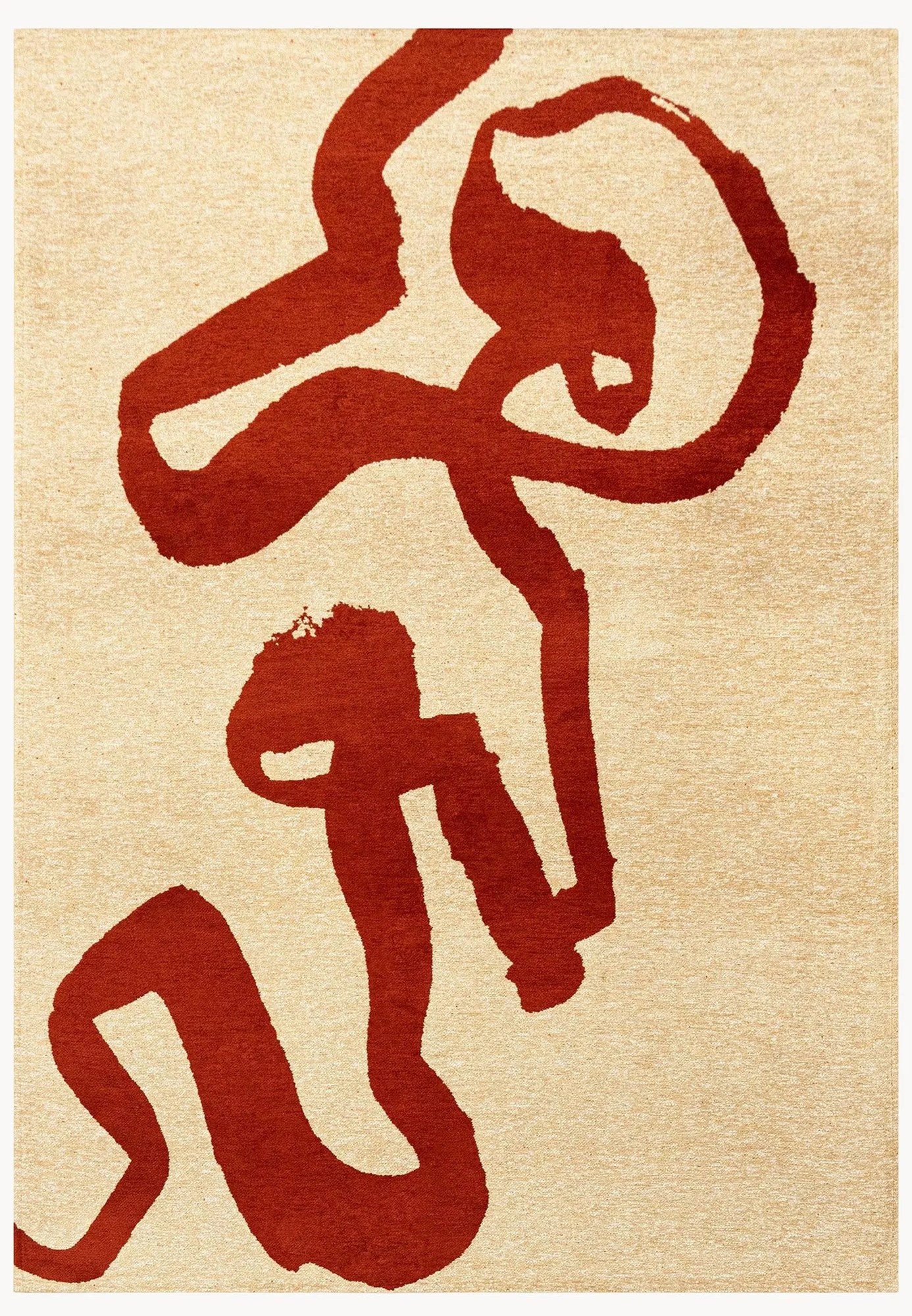 Umývateľný plocho tkaný žakárový koberec Ribbon