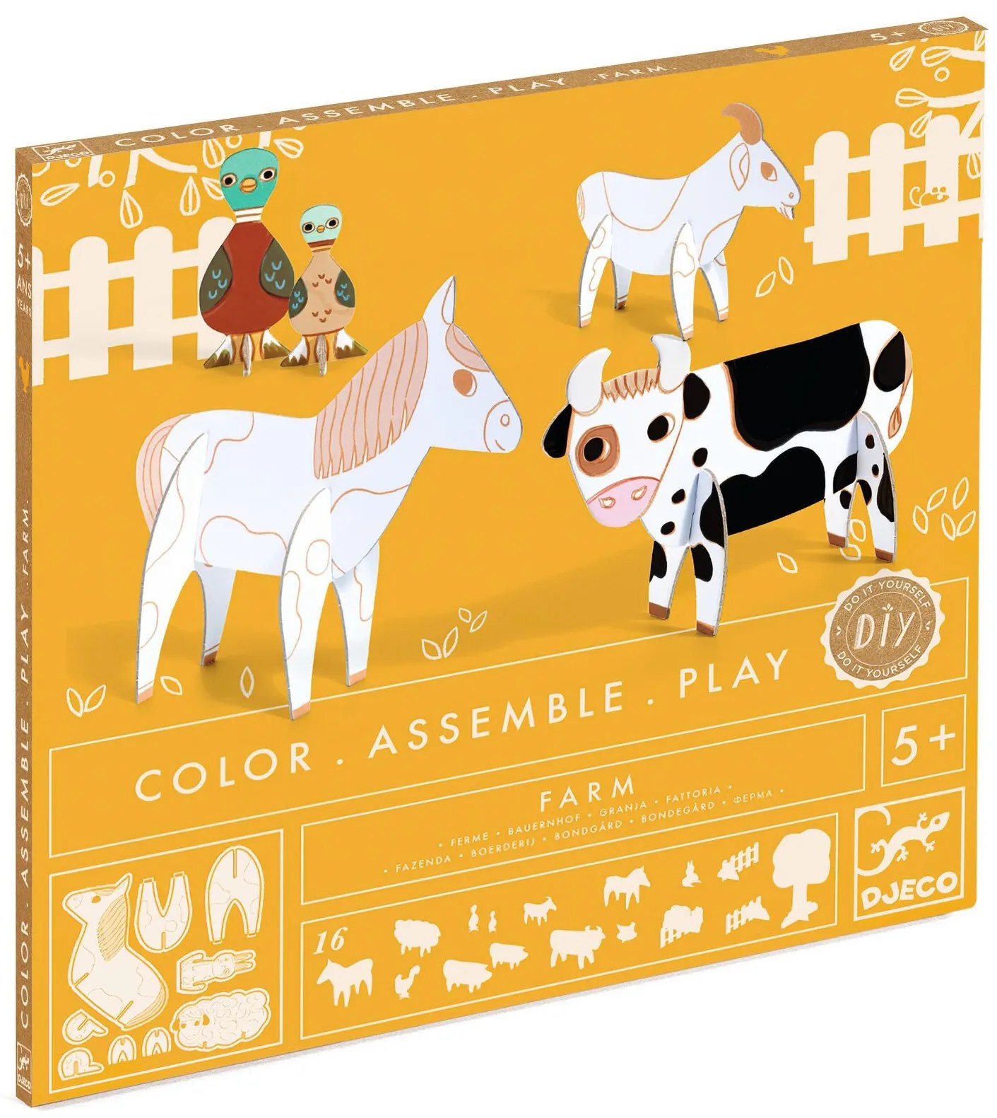 Vyfarbi, zostav a hraj sa - Farma