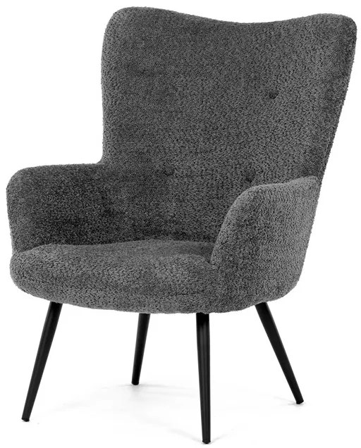 Autronic BONTEC Kreslo ušiak, béžová látka, AK-W1206 CRM2 Farba: Šedá