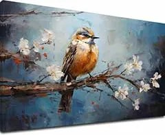 Obrazy vtáky Harmónia v Modrom