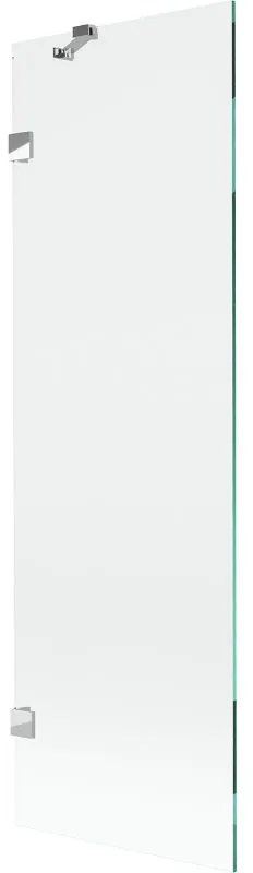 Mexen, Mexen Lunar 1-krídlová vaňová zástena 60 x 150 cm, transparentná, chróm - 897-060-000-01-00