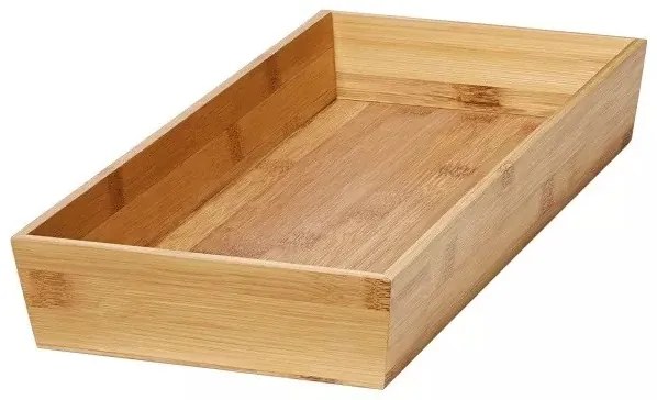 Organizér do zásuvky, do kuchyne, príborník - NITAKI bambusový 20 x 43 cm