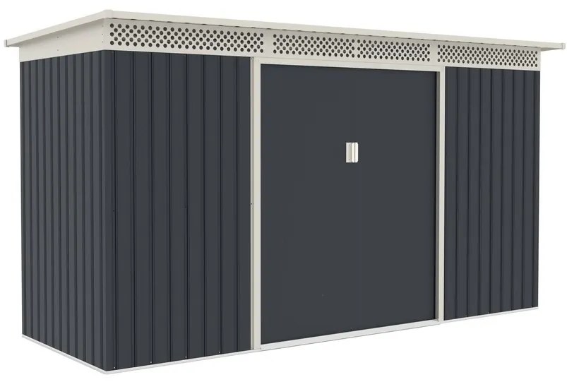 Záhradný domček G21 GRAH 483 - 340 x 142 cm, antracitový 6390091