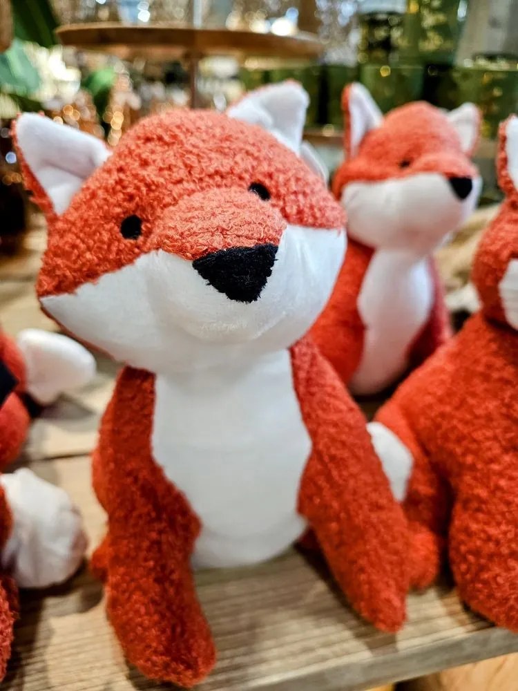 Hrdzavá dverná zarážka líška Fox - 15*14*22 cm Hrdzavá dverná zarážka líška Fox - 15*14*22 cm