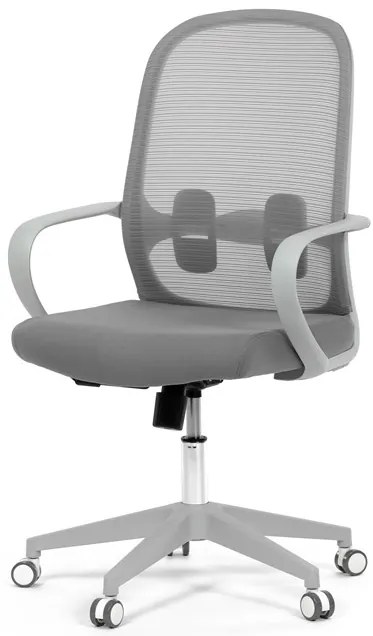 Autronic BONTEC Kancelárska stolička, hojdací mechanizmus, modrá látka, KA-S425 BLUE Farba: Šedá