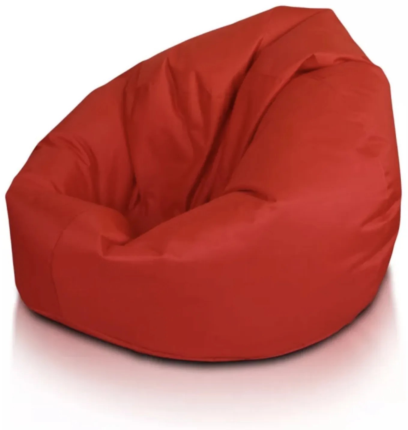 Lacný sedací vak Sakwa L – pohodlný vak pre deti aj dospelých, ľahko umývateľný polyester Farba: NC12 - červená