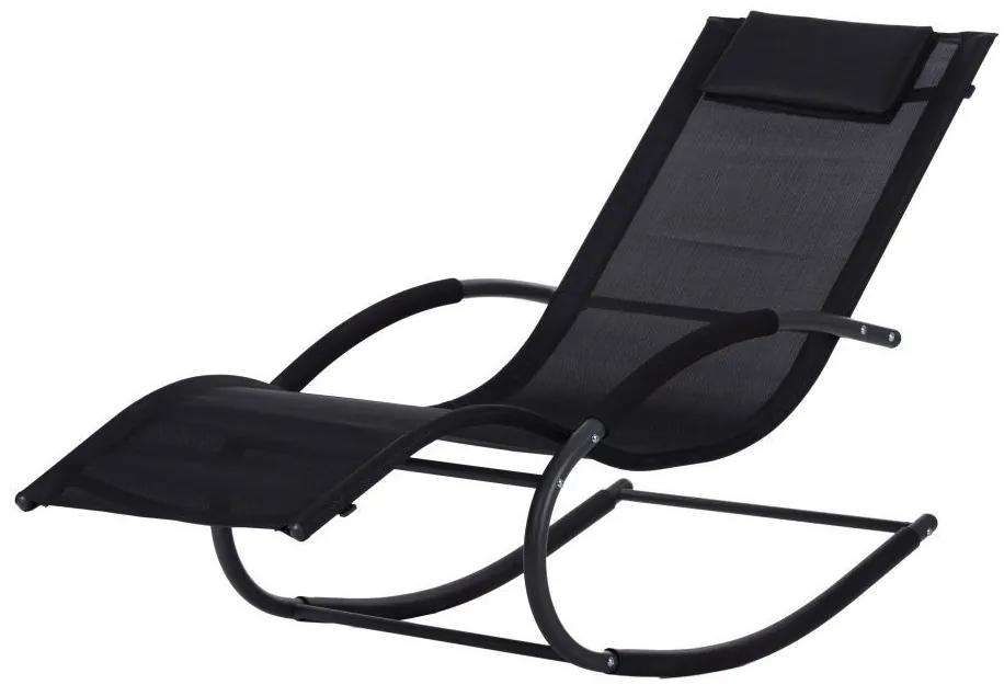 ZÁHRADNÉ HOJDACIE LEHÁTKO KENY ČIERNE