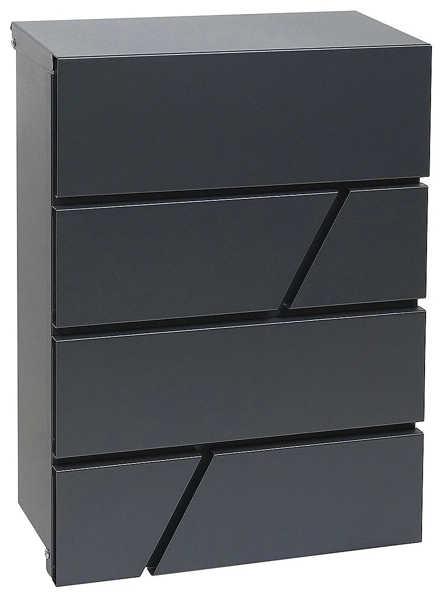 Poštová schránka RICHTER BK.524.AM (antracit matný), RICHTER antracit matná