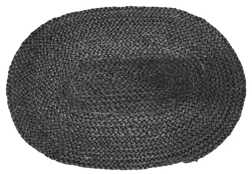 Jutové prestieranie oválne čierne - 35 * 50 * 0,20cm Jutové prestieranie oválne čierne - 35 * 50 * 0,20cm