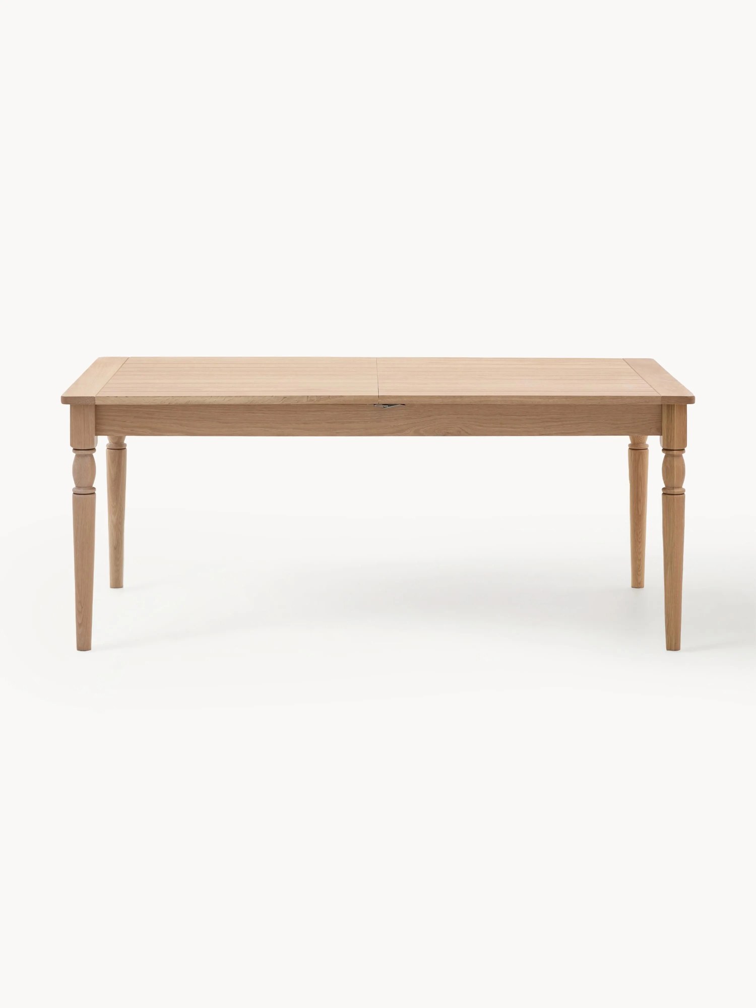 Ručne vyrobený drevený rozkladací jedálenský stôl Eton, 180 - 230 x 95 cm