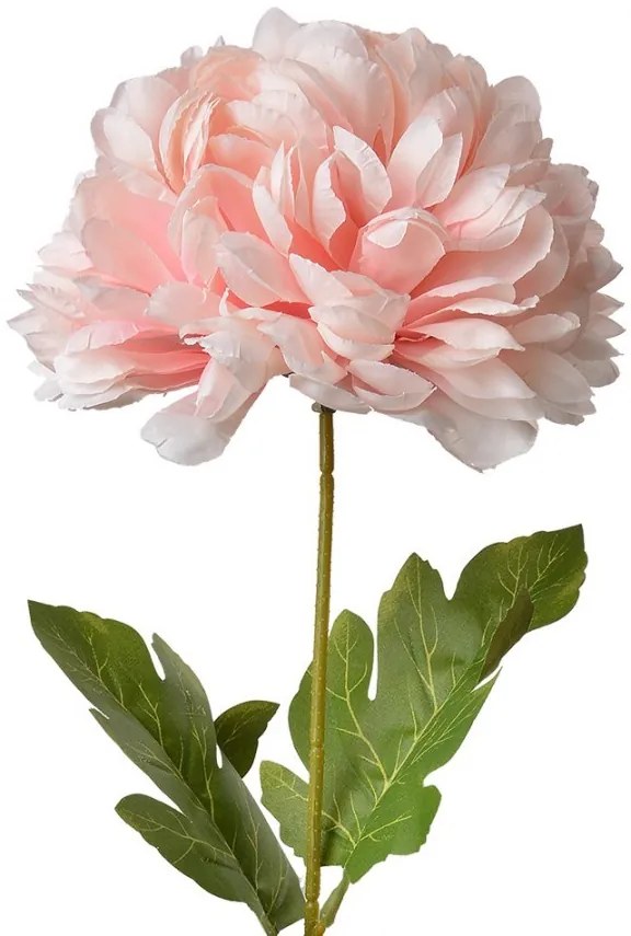 Dekorácia umelá kvetina so svetlo ružovým kvetom - 15*15*80 cm