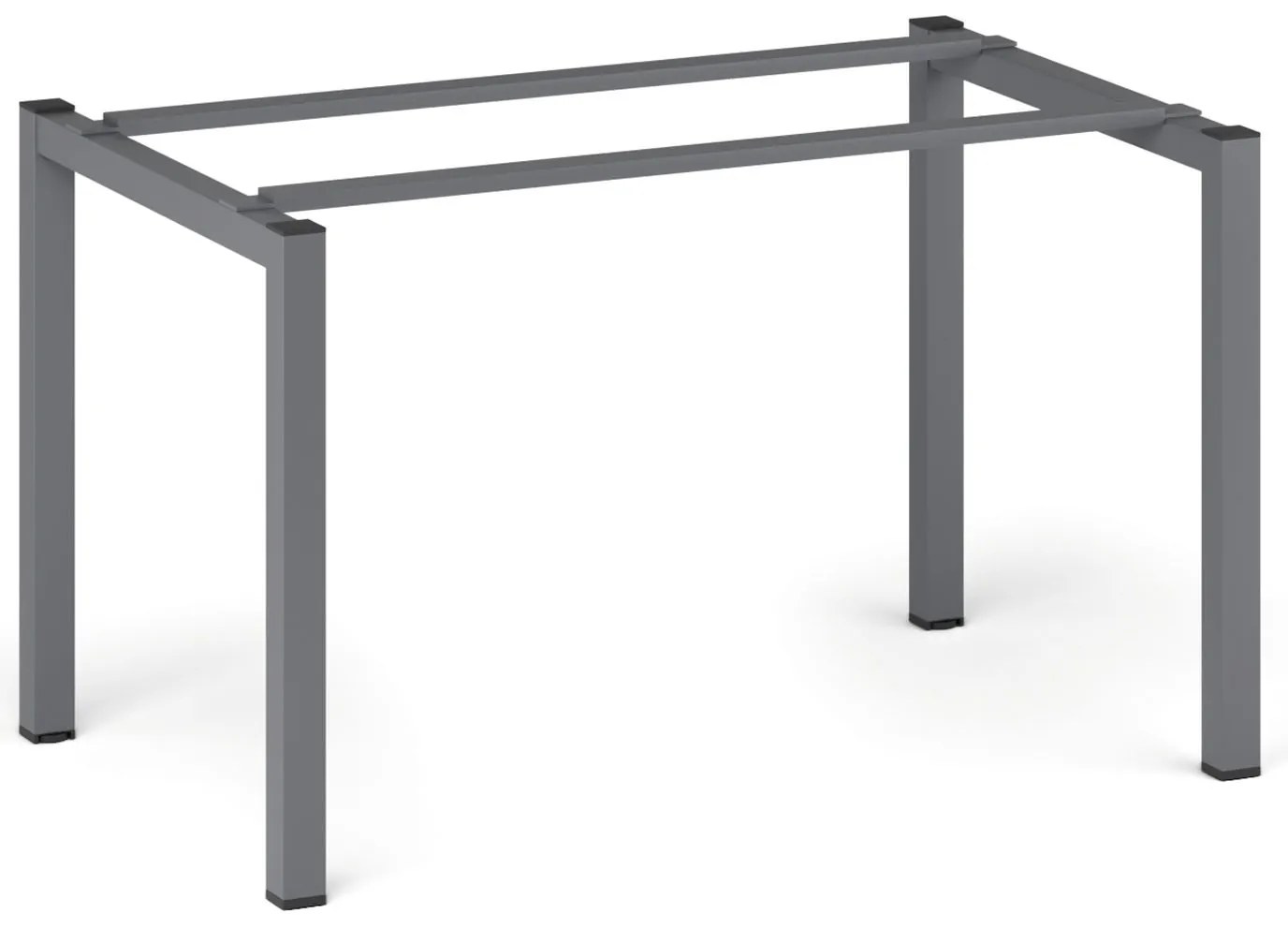 Stolová podnož SQUARE, 1200 x 600 x 725 mm, čierna